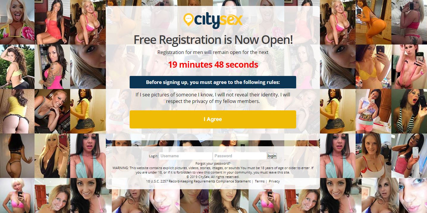 CitySex Review home page