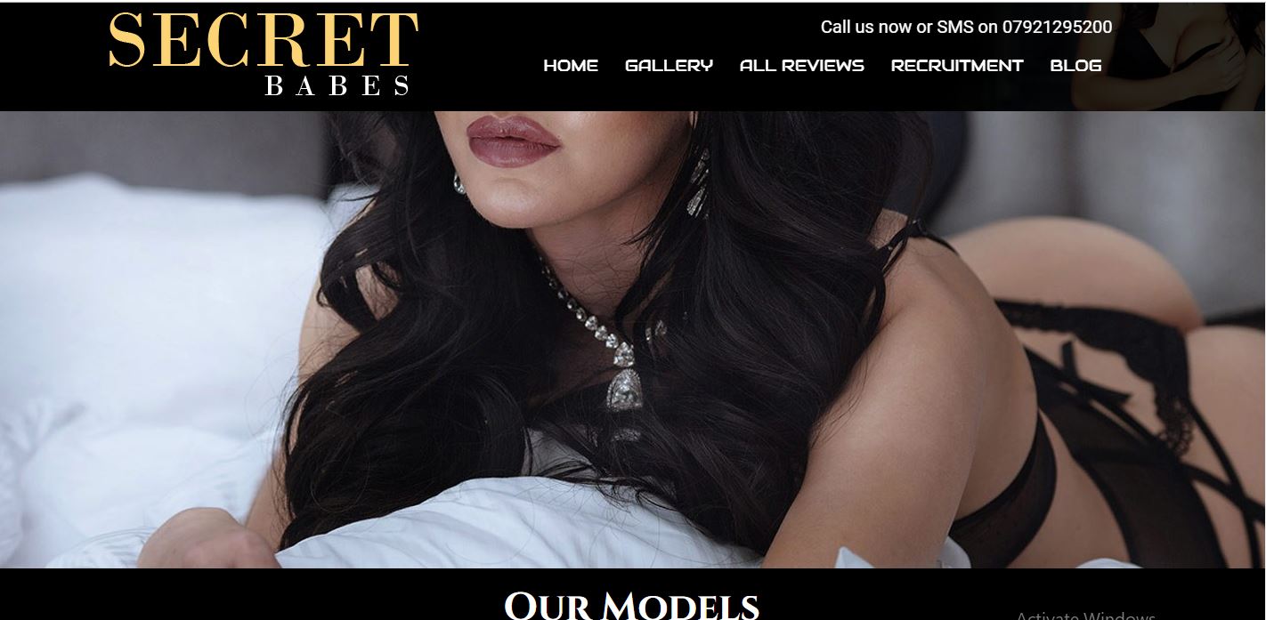 Secret Babes review homepage
