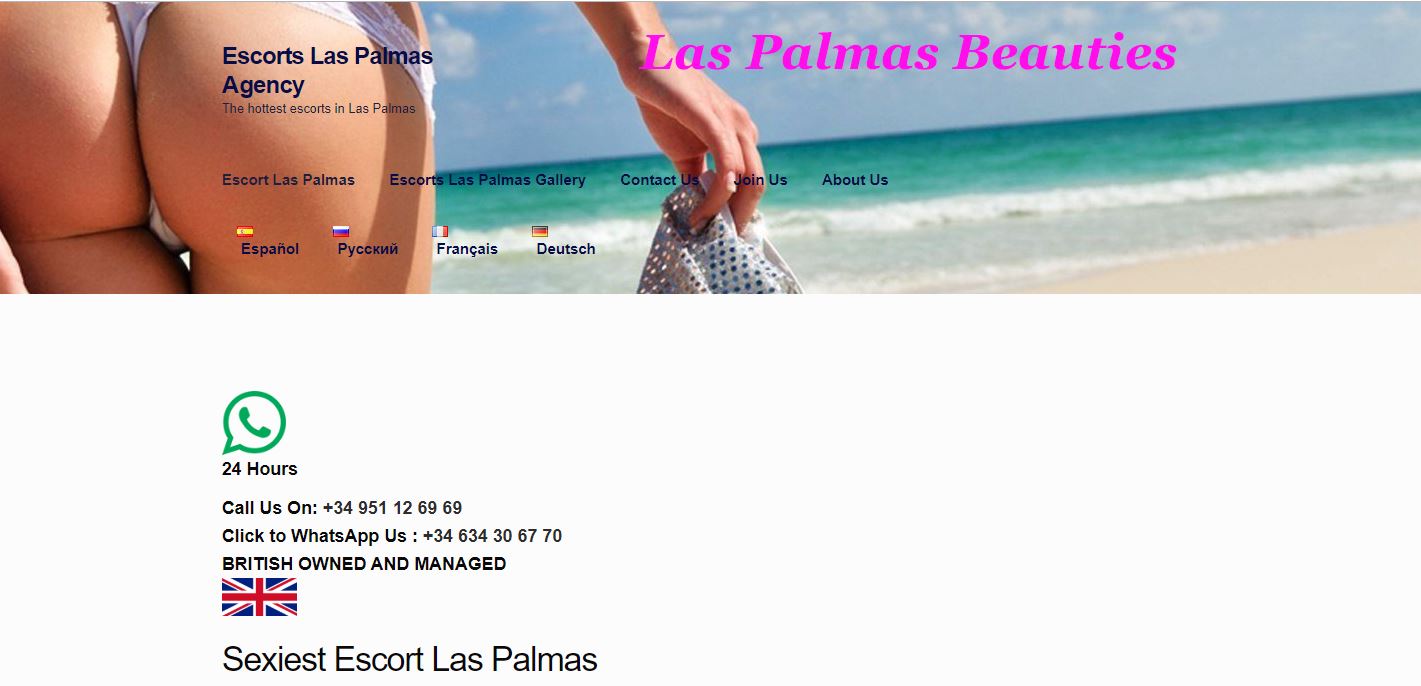 Escorts Las Palmas Review homepage