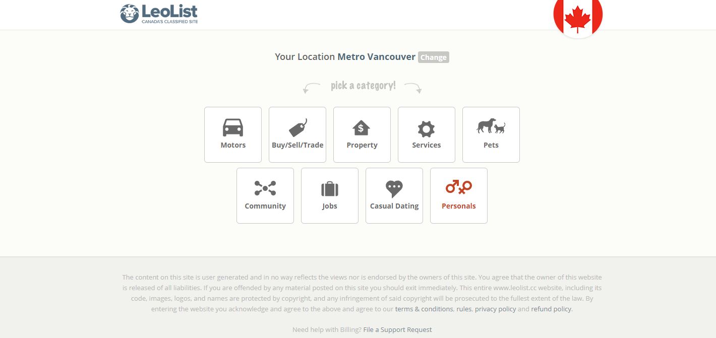 Leo List Review homepage