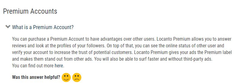 Locanto review premium account