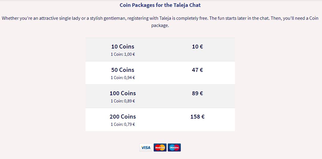 Taleja Review coin prices