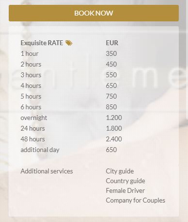 Gentlemen's Secrets Club review rates