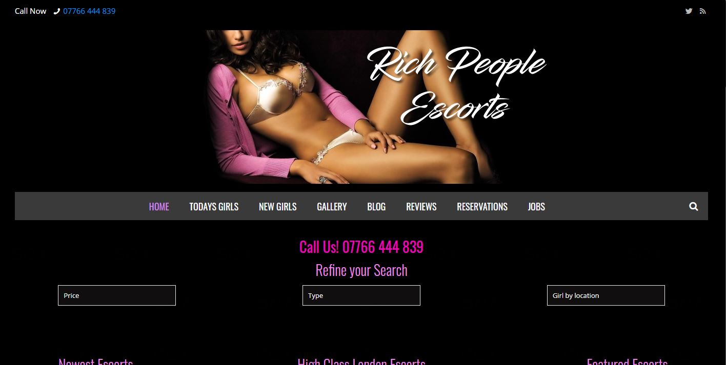 Rich People escorts review homepage