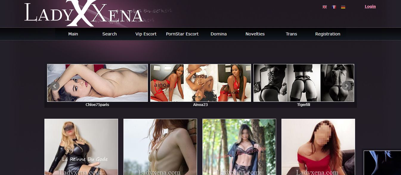 Lady Xena review home page